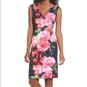 Vince Camuto scuba sheath dress